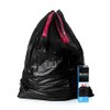 Basuritas | 60 Bolsas de Basura Grandes con cinta de