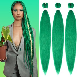 Braiding Hair Extensions 26 Inch Pre stretched Braiding Hair Hot Water Setting Synthetic Hair