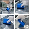 2Pcs Felt Edge Squeegee 4 Inch Car Vinyl Scraper Auto