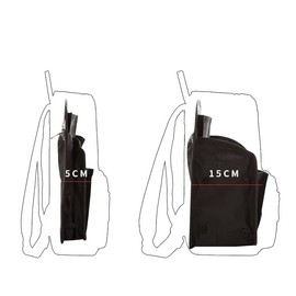 Bag-in-Bag, Inner Bag, Backpack, Vertical, A4, Freestanding, Lightweight, Women's, Men's, Bag in Bag, Nylon, (M)