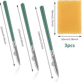 3 Pcs Masking Fluid Pen (3 Sizes) 3pcs Rubber Cement Eraser, Ruling Pen for Masking Fluid with Glue Residue Eraser Watercolor Drawing Mounting Art Artists Supplies