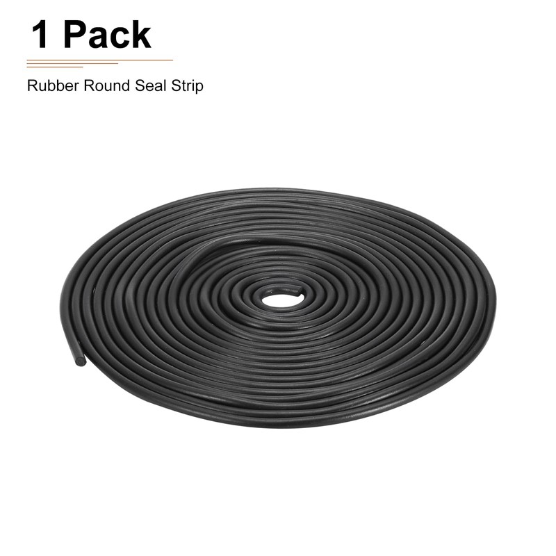 DTGN 5mm x 5meters(DxL) Nitrile Rubber Round Seal Strip -