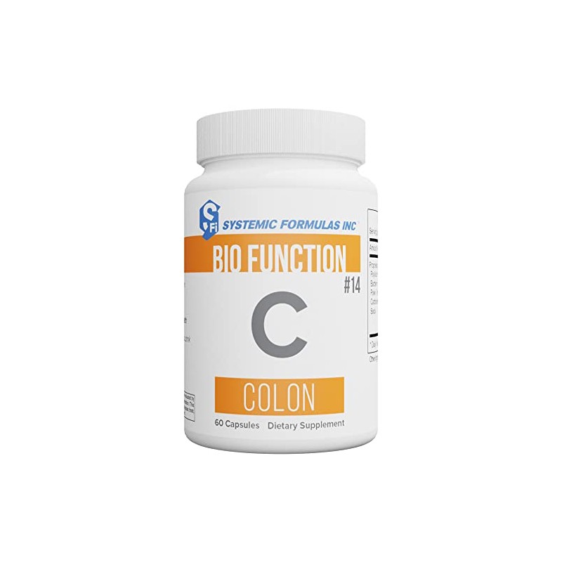 Systemic Formulas Bio Function C Colon - #14, 60 Capsules.