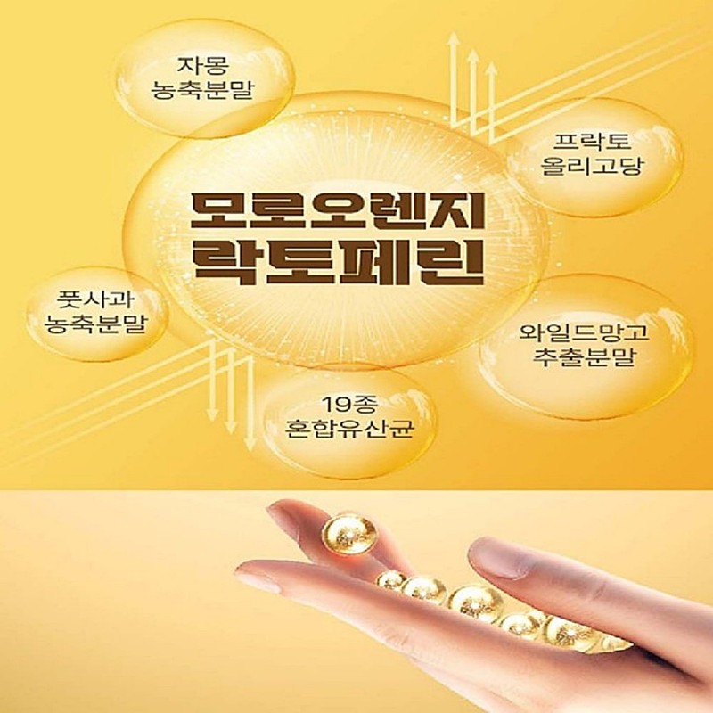 Lactoferrin Morosil Diet Protein Moro Orange 120 tablets / 락토페린