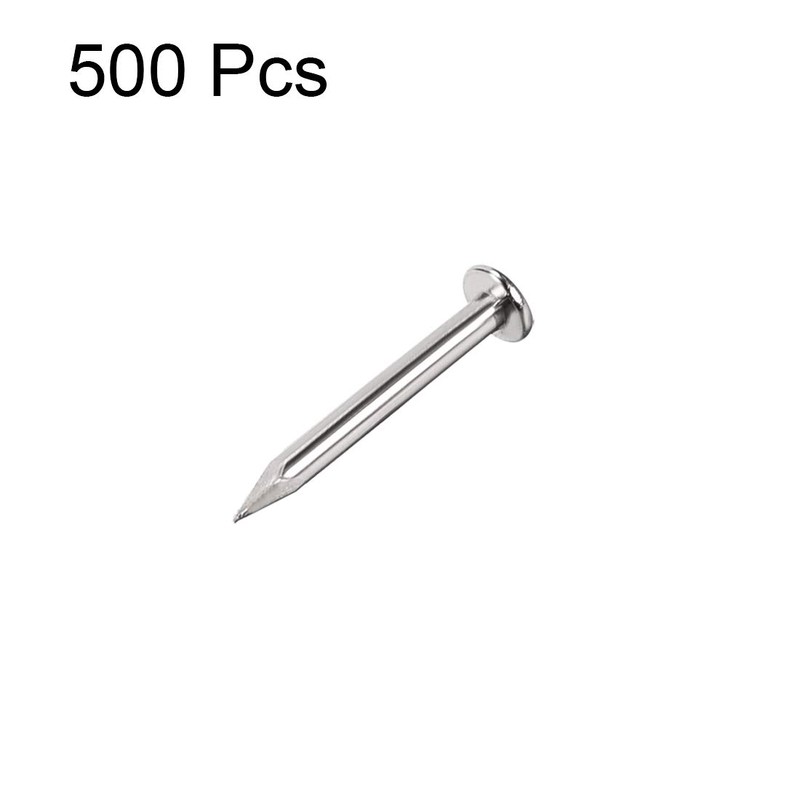 uxcell Small Tiny Hardware Nails Carbon Steel 1.2X10mm(DXL) for DIY