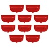 10 x Dividers for Workbench Drawer Trough Unit Red with