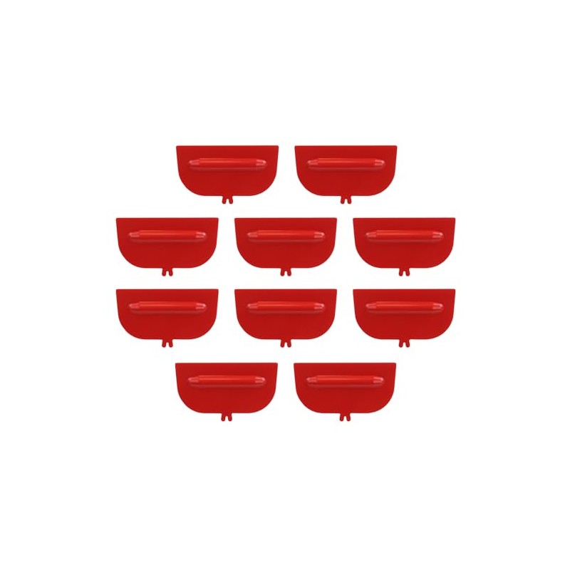 10 x Dividers for Workbench Drawer Trough Unit Red with