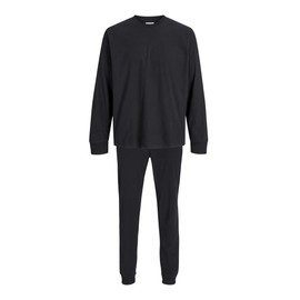 JACK & JONES Men's Jacsolid Lounge Set W Noos, Black, M