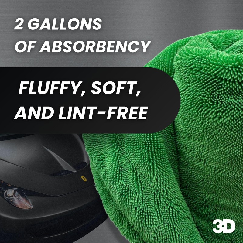 3D Hydro-FIL XL | Professional Grade Microfiber Towel | Extra