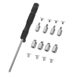 LABRIMP 1Set SSD Screw Kit of Durable Stainless Steel Mounting Screws with Magnetic Screwdriver Compatible with Msi Motherboards and Game Consoles for Easy Installation