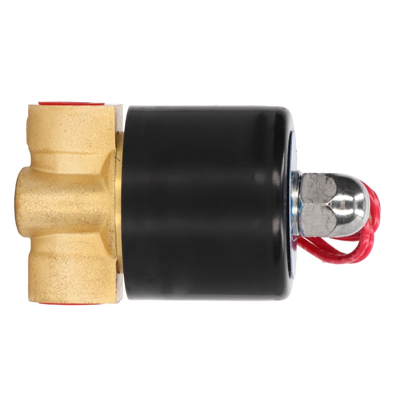 Brass Electric Solenoid Valve 2W025‑08 Normally Closed 1/4in 2 Position