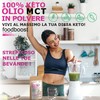 foodboost Olio MCT 200g in polvere - per dieta Chetogenica