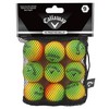 Callaway Golf Balls, Practice Urethane, 9 Pieces, Multicolor