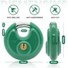 Unity Same Keyed Green Disc Padlock 2-3/4" (70mm) Premium self