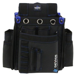 SK11 DEVICE DVC-KZ14 Waist Bag, 2 Tiers, Side Pockets