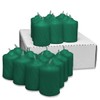 Green Pine Scented Votive Candles - 15 Hour Long Burn