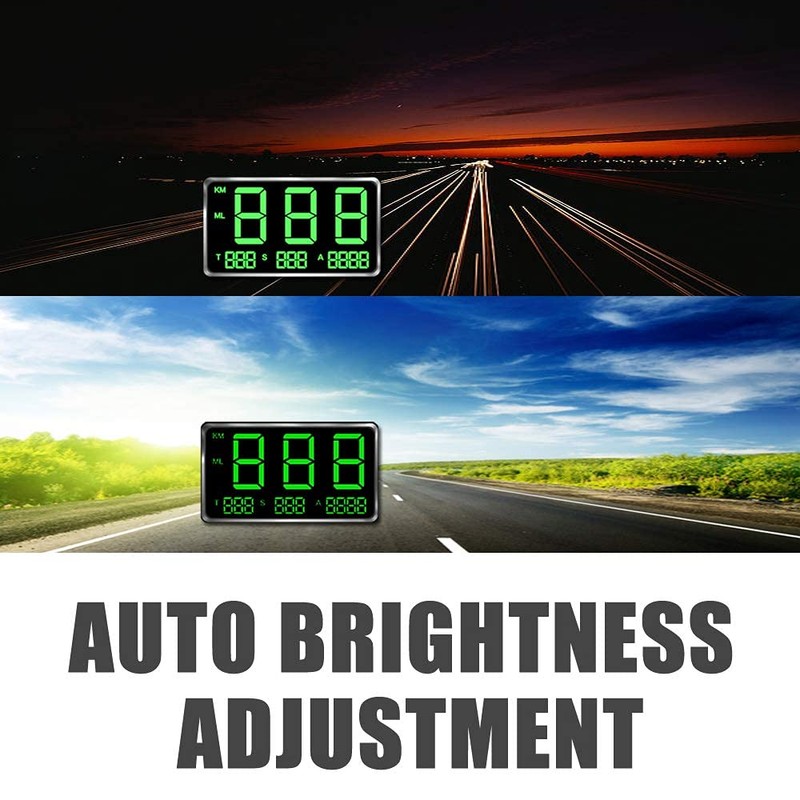 kingneed HUD Original Universal GPS Head Up Display Speedometer Odometer