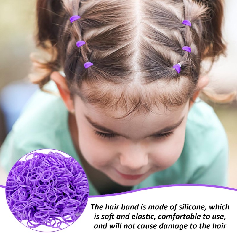 3-Piece Set Of Braiding Tools And 1000 Hair Rings, Top