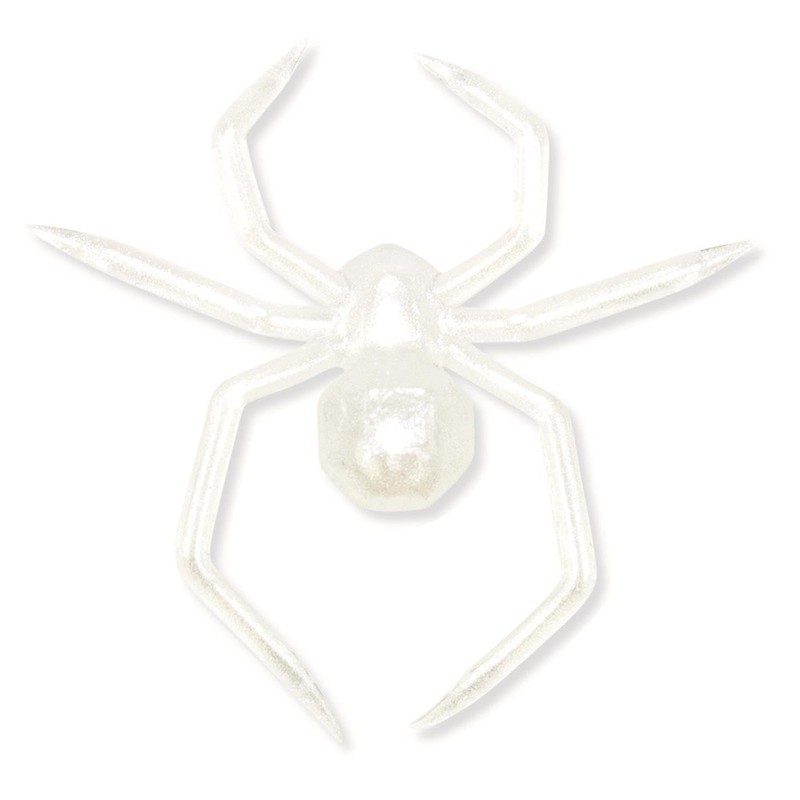 Lunkerhunt Hive Micro Strider Lure, 10 Pack, Pearl White, 1"