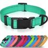 Joytale Dog Collars for Medium Dogs, Comfortable Double-Sided Reflective Nylon