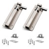 High-Grade Exquisite Aluminum Alloy Bolt Doors and Windows Universal Nickel