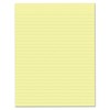 Ampad Evidence Glue Top 8-1/211 Pads, Narrow Rule, White, 50