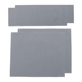 TBACW 2 Set (4pcs) Directors Chair Canvas Replacement Covers Kit for Directors Chairs,Movie Chair Replacement Canvas Seat and Back Oxford Cloth Cover for Home (Gray)