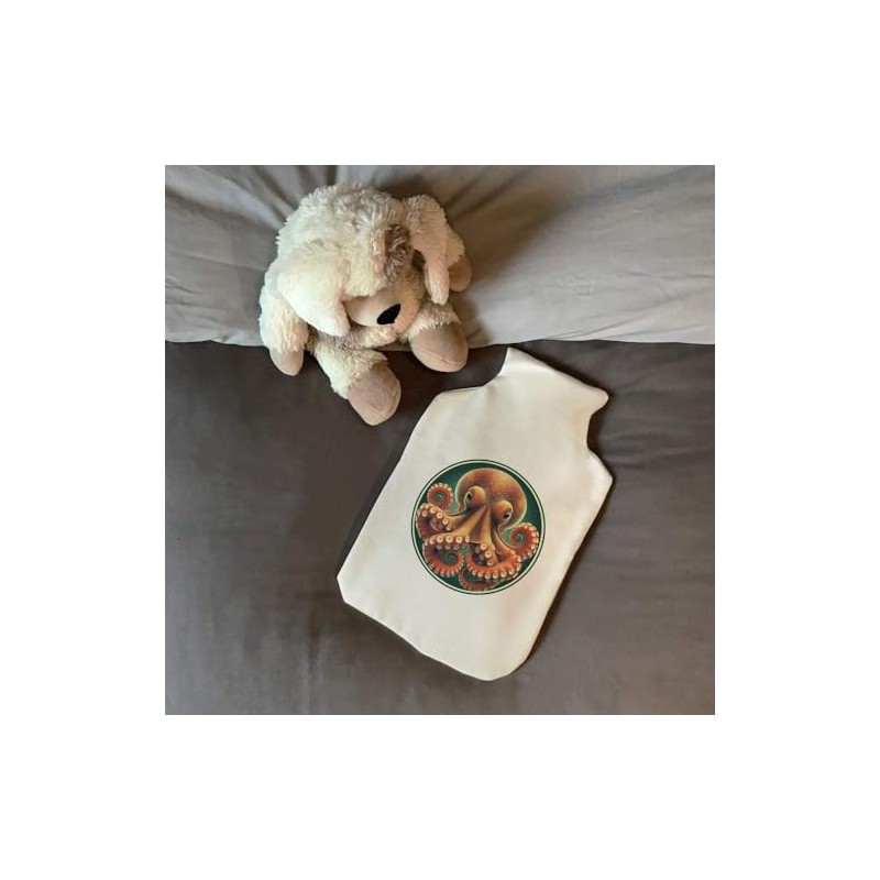 'Angry Octopus' Hot Water Bottle Cover (HW00039632)