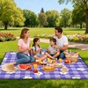 Extra Large Picnic Blanket Waterproof,80"x 80"Foldable Machine Washable Beach Blanket,Outdoor