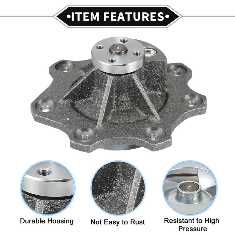 VekAuto Water Pump Kit Compatible for Navistar Dt-466E / 530E