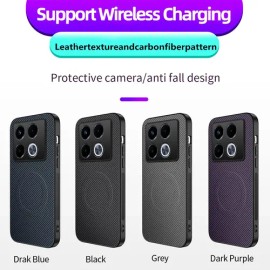 Funda Magnética Antigolpes Para Infinix Note 40 Pro 5g - Dermatoglifos Fibra Rudo Uso                                                                 