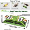 Roach Traps,Baited Glue Traps,Cockroach Trap Pet Friendly(5 apck)