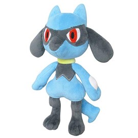 Sanei Boeki PP174 Pokémon All Star Collection Plush Toy, Riolu, Size S, W 4.7 x D 3.7 x H 10.0 in (12 × 9.5 × 25.5 cm)