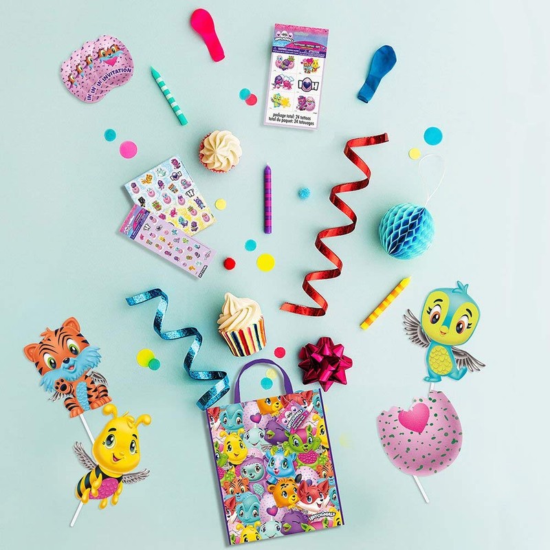 Unique Hatchimals Party Eggs with Puffy Stickers, 1 Pack