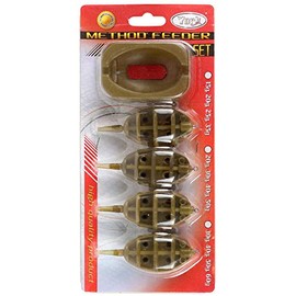 York Method Feeder Set of 4 Feeders 20-60 g + Mould (30 g, 40 g, 50 g, 60 g + Mould)