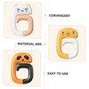 iplusmile 4Pcs Adorable Bendable Panda Hooks Foldable Bag Hooks for