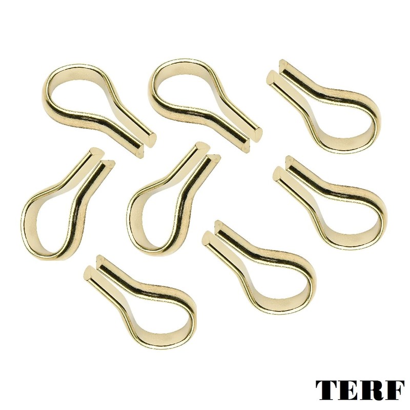 TERF® Traditional Banjo Style Electro Brass Bookcase Furniture Shelf Support