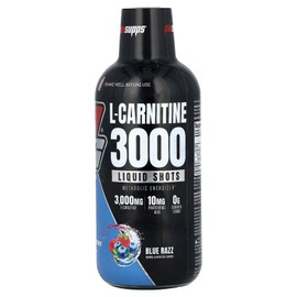 ProSupps ProSupps L-Carnitine 3000 Liquid Shot Blue Raj 16 fl oz 473ml Carnitine Supplement, 3000 mg, 1, 473 / ProSupps 프로섭스 L-카르니틴 3000 액상 샷 블루 라즈 16 fl oz 473ml 카르니틴 보충제, 3000 mg, 1, 473