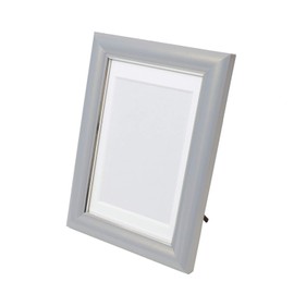 FUJICOLOR 506314 Pearl Portrait Picture Frame, Postcard, L, Gray