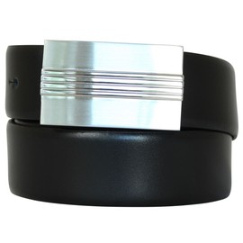 Leather belt with Koppelschließe 3,5 cm - brown