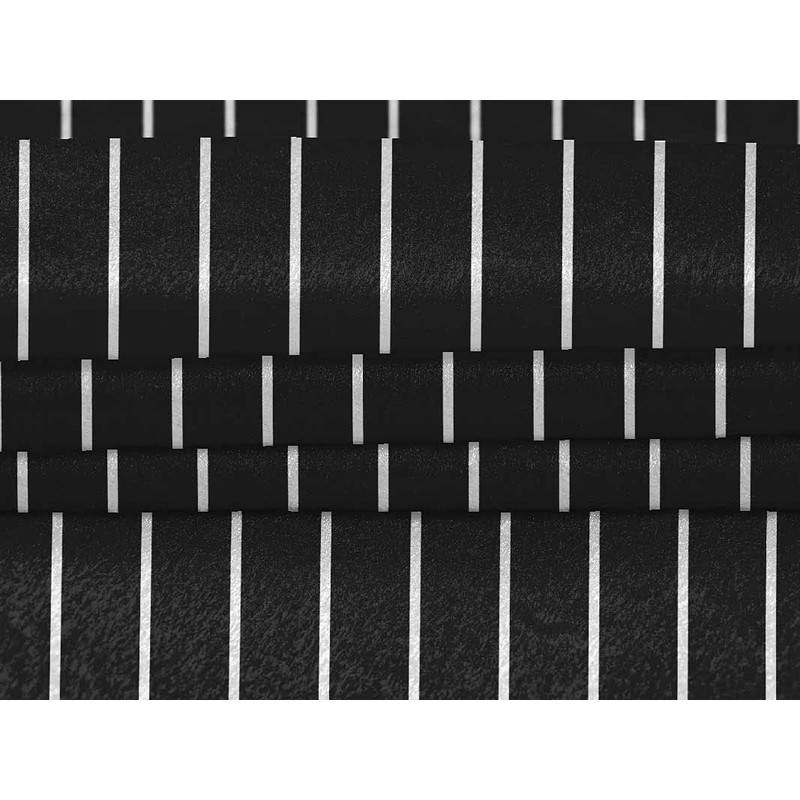 oneOone Velvet Black Fabric Stripes Stripe Quilting Supplies Print Sewing