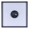 levandeo Wall Clock 30 x 30 cm PVC Frame Black