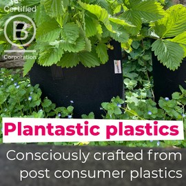 simplelifeco UK 6-Pack Large Vegetable Grow Bags | Eco-Friendly Recycled Fabric Felt Growing Pots with Handles for Healthier Roots & Plants (7 Gallon / 30l Capacity) | B Corp