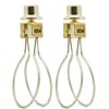 Lamp Shade Light Bulb Clip Adapter,Lamp Shade Holder Includes Finial