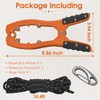 Antidious Kayak Grip Anchor, Kayak Brush Gripper with 16.4ft Paracord