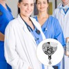 Visxcnu 2 x Retractable ID Card Holder Nurse for Doctor
