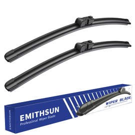 EMITHSUN® Windshield Wiper Blades Replacement for Toyota Tundra Sequoia 2025 2024 2023 Premium All Weather Front Wipers Set - OEM Quality (Pack of 2)
