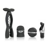 Rabbit 4 Piece Wine Tool Kit (Velvet Black)