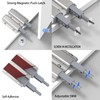 Magnetic Push Latches 2 Pack Double Push to Open Door