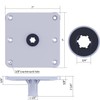 Aluminum Boat Seat Base, 7 x7 Inches, Boat Seat Pedestal